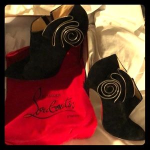 Christian Louboutin Mrs Baba Black Booties